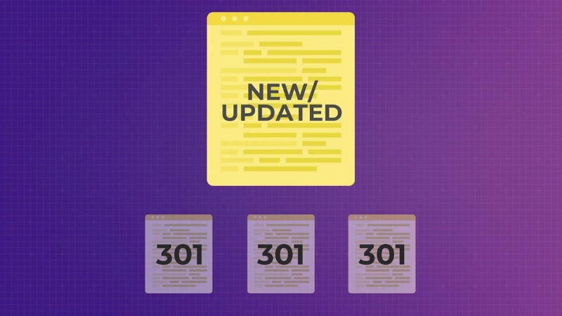 Update old blog posts by redirecting outdated pages to a new optimized version